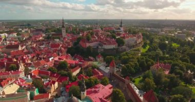 Tallinn 'in eski şehri, Estonya manzarası