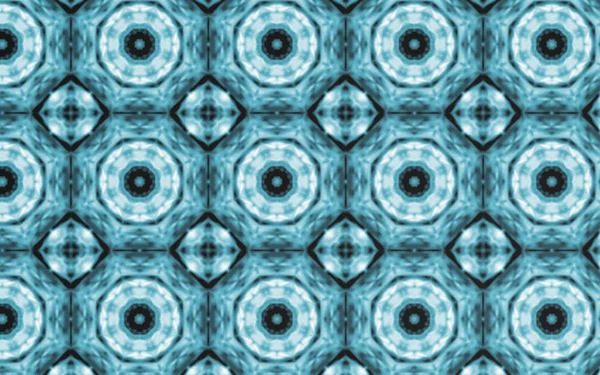 Abstrato azul círculo padrão fundo — Fotografia de Stock