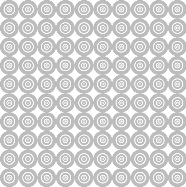 Fond motif cercle blanc avec vecteur cercle blanc abstrait — Image vectorielle