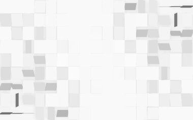 Modern beyaz dikdörtgen doku arka sol