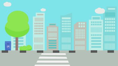 Main Street City gökyüzü ile