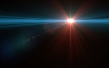 Lens Flare soyut arka plan üzerinde ışık