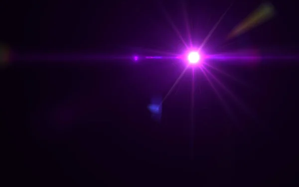 Lumière de fusée éclairante numérique abstraite — Photo