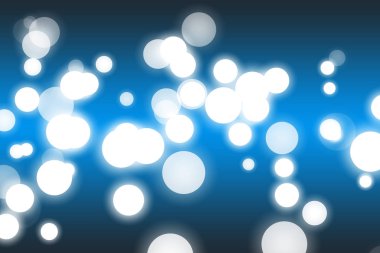 Soyut renkli ufuk dairesel bokeh ve gradyan 