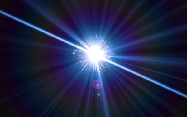 Abstract digital lens flare light.Beautiful sunlight effect.natural lens flare in space