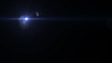 Soyut güç dijital lens flare ışığı. Doğal kırmızı lens flare ile toz. Sıcak parlama etkileri. Güneş ile parlama hareket video ışığı