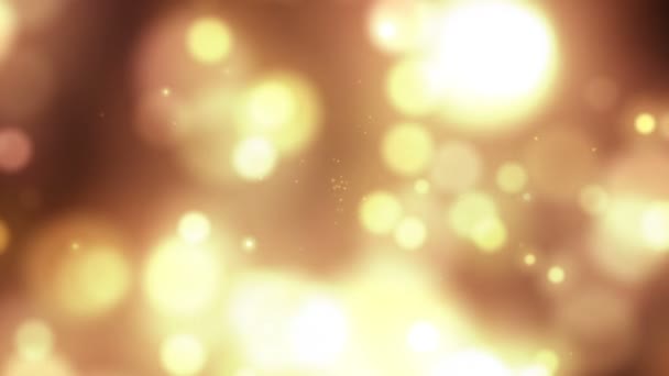 Abstrakte Schöne Bokeh Hintergrund Bewegung Video Sparkle Flare Background Modern — Stockvideo