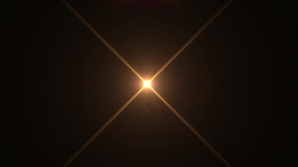 Burst Del Sole Astratto Con Sfondo Digital Lens Flare Astratto — Video Stock