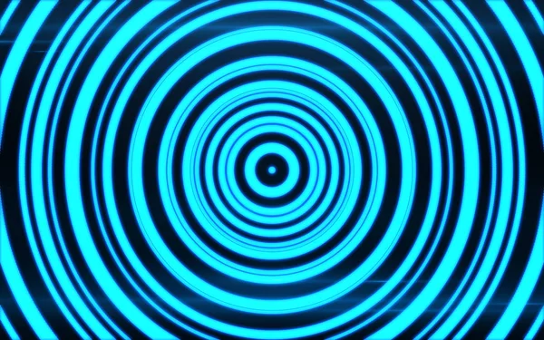 Círculos Tecnologia Abstratos Azuis Brilhante Background Technology Signal Concentric Design — Fotografia de Stock