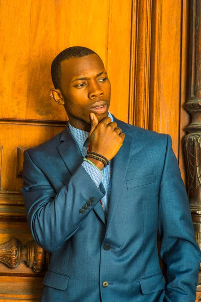 Portrait of African American Businessman in New York — Stock Photo, Image