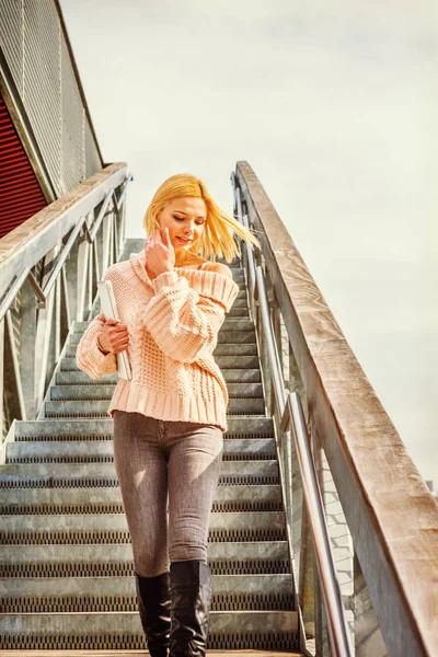 Eastern European College Student studying, working in New York