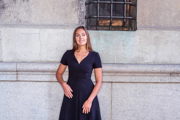 Retrato Una Joven Empresaria Europa Del Este Nueva York Mujer —  Fotos de Stock