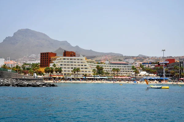 TENERIFE, SPAIN - JULY 1, 2011: Tenerife coast. The view from the ocean side. — Stock Photo, Image