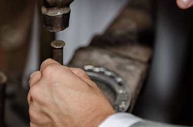 Anma at nalı yapımı düğün günü.