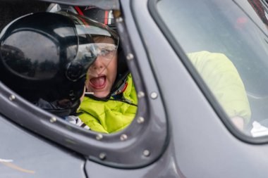 Riga, Letonya - Nisan 28, 2018: 2018 Moto sezon açılış etkinliği. 