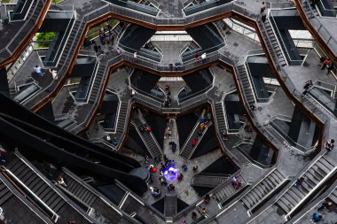 New York, Abd - 21 Haziran 2019: Manhattan'ın Batı yakasında bulunan Hudson Yards'daki Gemi - Resim