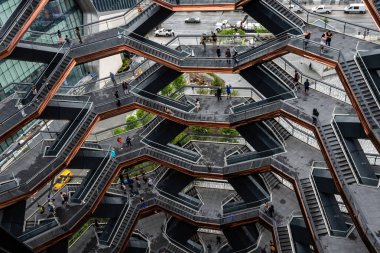 New York, Abd - 21 Haziran 2019: Manhattan'ın Batı yakasında bulunan Hudson Yards'daki Gemi - Resim