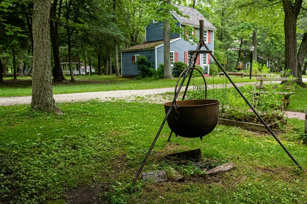 Cold Spring Village Cape May Eua Junho 2019 Lareira Histórica — Fotografia de Stock