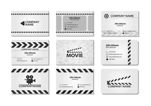 vektör kümesi yaratıcı kartvizit