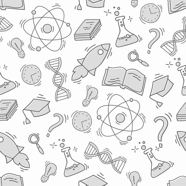 Elle çizilmiş bilim seamless modeli