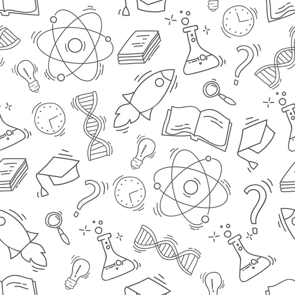 Elle çizilmiş bilim seamless modeli