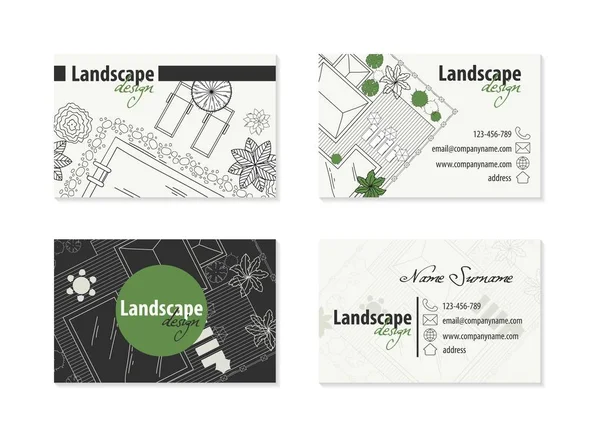 Cartão de visita para um arquiteto Vetores De Bancos De Imagens