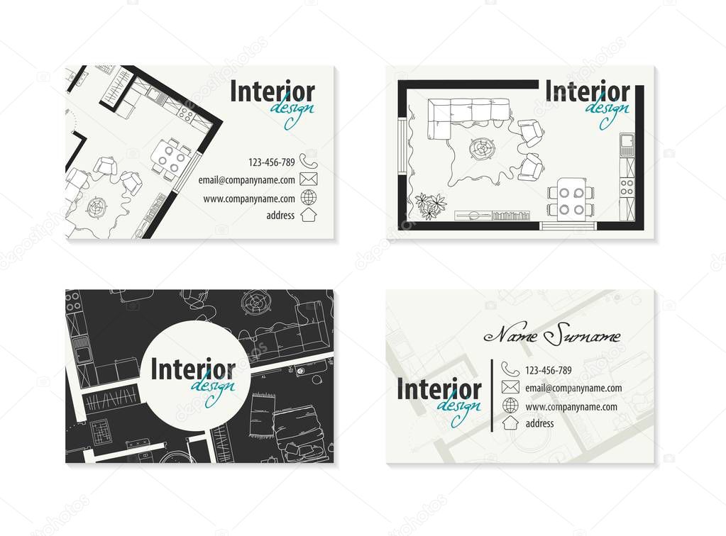 Business card for an architect