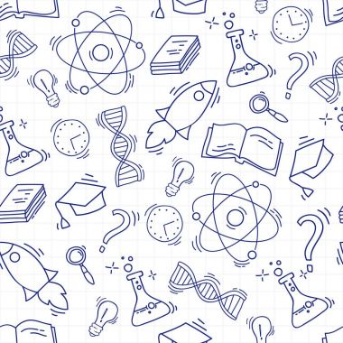 Okul aksesuarları ile Seamless modeli eğitim