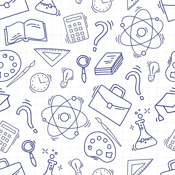 Okul aksesuarları ile Seamless modeli eğitim