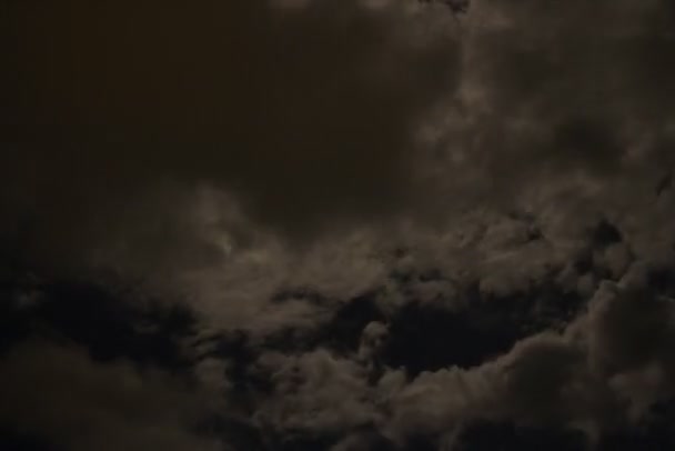 Lune dans la nuit Time Lapse 