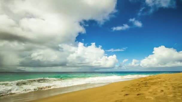 Пляж Санто-Домінго час проміжок часу — стокове відео
