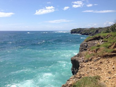 Okyanusta Santo Domingo Karayipler uçurum