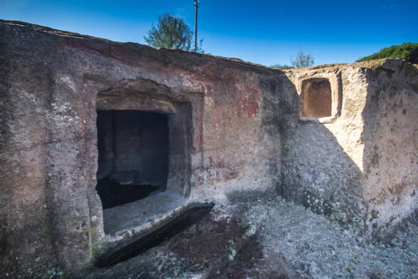 Domus Janas Antigo Sepulcro Berçário Sardenha — Fotografia de Stock