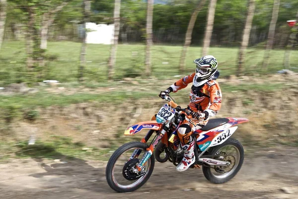 Salta Con Moto Motocross República Dominicana Mayo 2018 Sosua —  Fotos de Stock