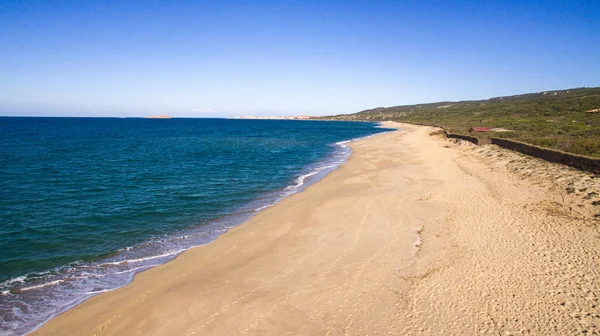 Piękna Panorama Dronem Słynnych Plaż Sardynii Isola Rossa Castelsardo — Zdjęcie stockowe
