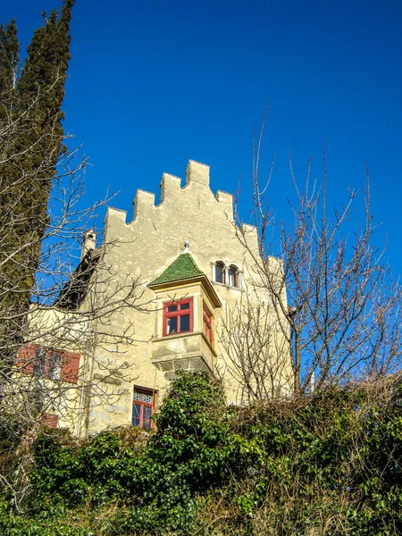 Schlösser Südtirols Wie Schloss Tirol Schloss Trauttmansdorff Schloss Torre Spektakulär — Stockfoto