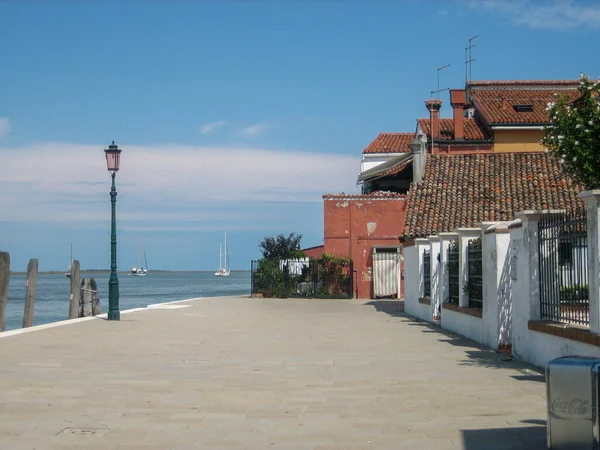 Venecia Italia 2019 Interesante Vista Venecia Burano Con Detalles Ciudad —  Fotos de Stock