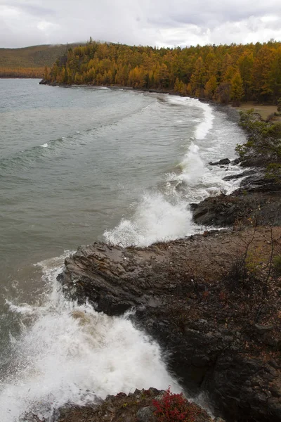 Baykal Gölü 'nün kuzeyinde, Severobaikalsk bölgesinde.