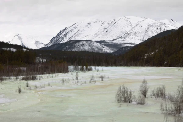 Baykal Gölü 'nün kuzeyinde, Severobaikalsk bölgesinde.
