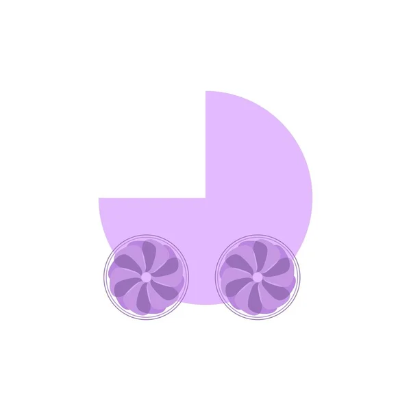 婴儿推车矢量图 — 图库矢量图片