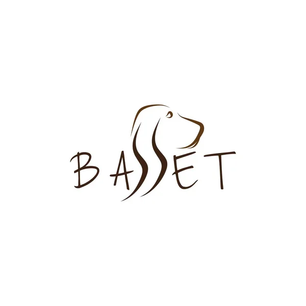 Illustration vectorielle de Basset — Image vectorielle