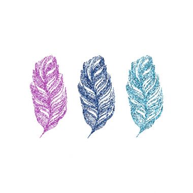 Tüy simge vektör çizim