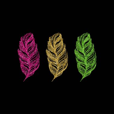 Tüy simge vektör çizim