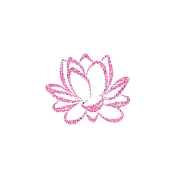 Lotus blomma vektor illustration — Stock vektor