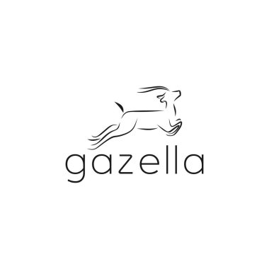Gazelle vector illustration