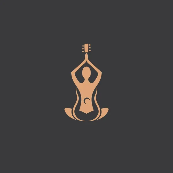 Yogi müzik vektör çizim