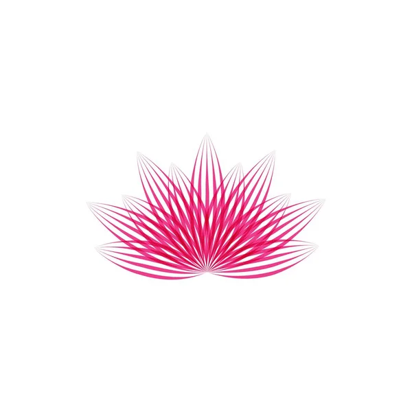 Flor de loto vector ilustración — Vector de stock