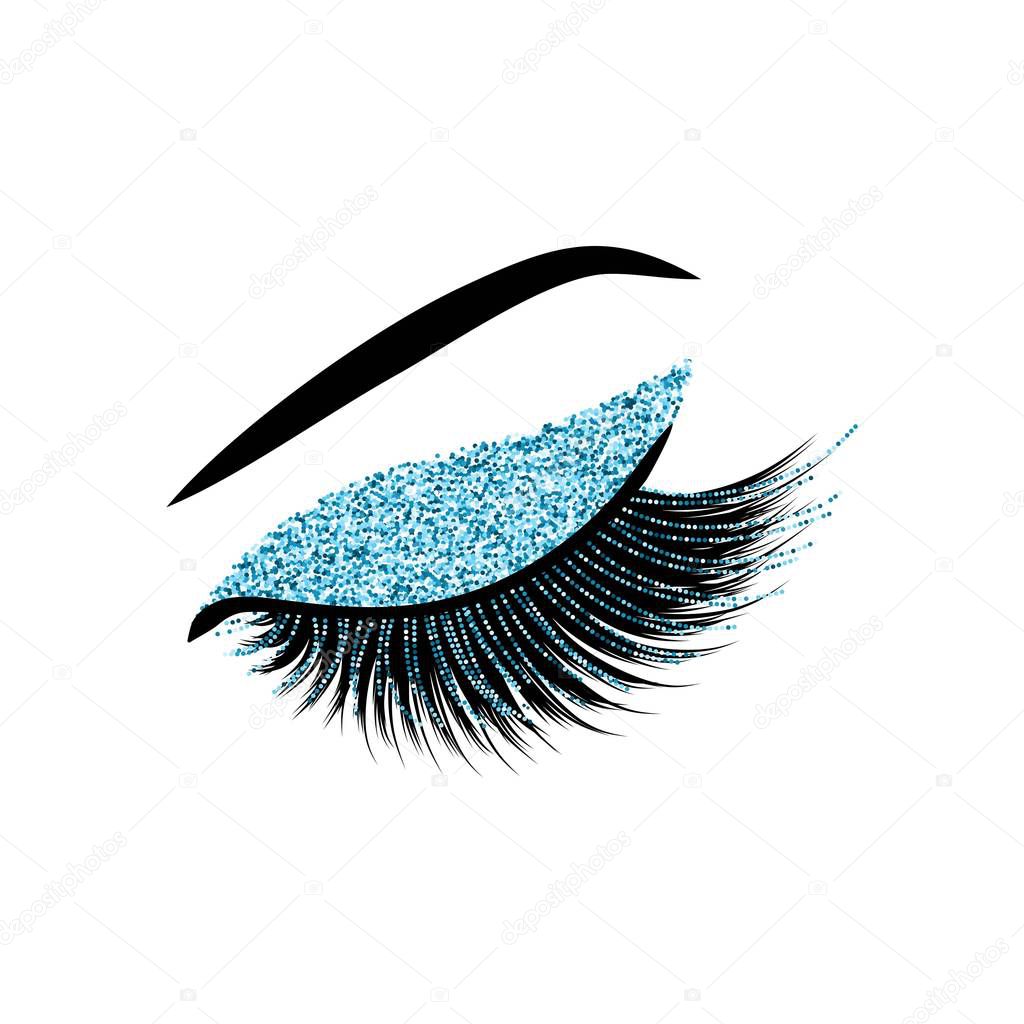 Eye lashes vector illustration