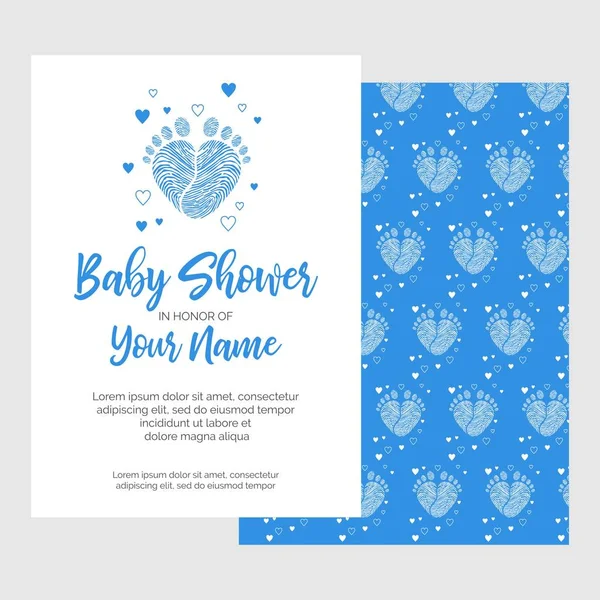 Baby Shower Vector Illustration — Stock Vector