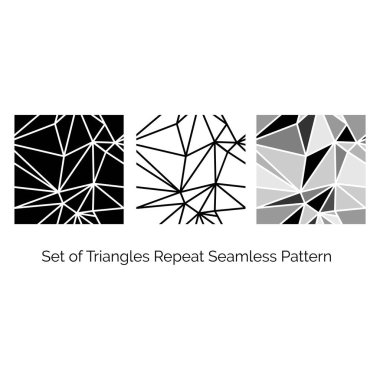 Üçgenler tekrar Seamless Modeli kümesi